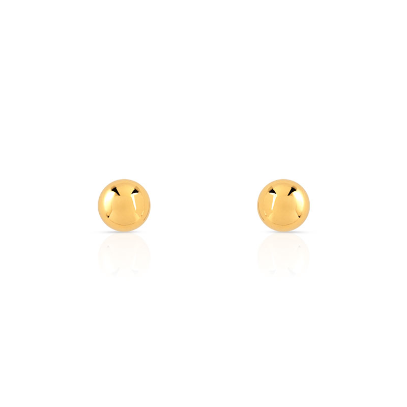 Boucles d oreilles or 375 jaune - vue V1