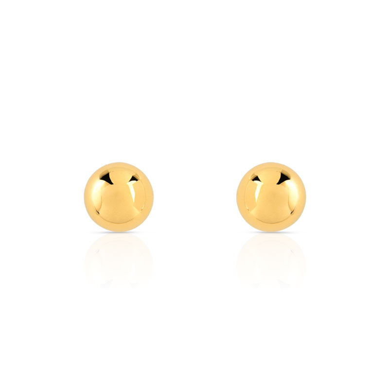 Boucles d oreilles or 375 jaune - vue V1