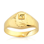 Chevaliere or 375 jaune personnalisable