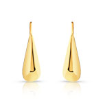 Boucles d'oreilles plaqué or pendants - vue D1