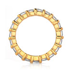 Alliance plaqué or tour complet zirconias - vue 2