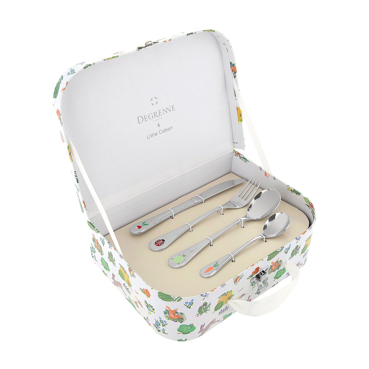 Coffret Bebe 4 Pieces Inox Enfant Cadeau De Naissance Maty