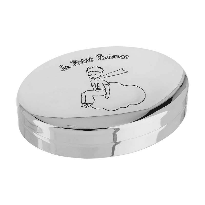 Boîte métal argenté Le Petit Prince - vue 1