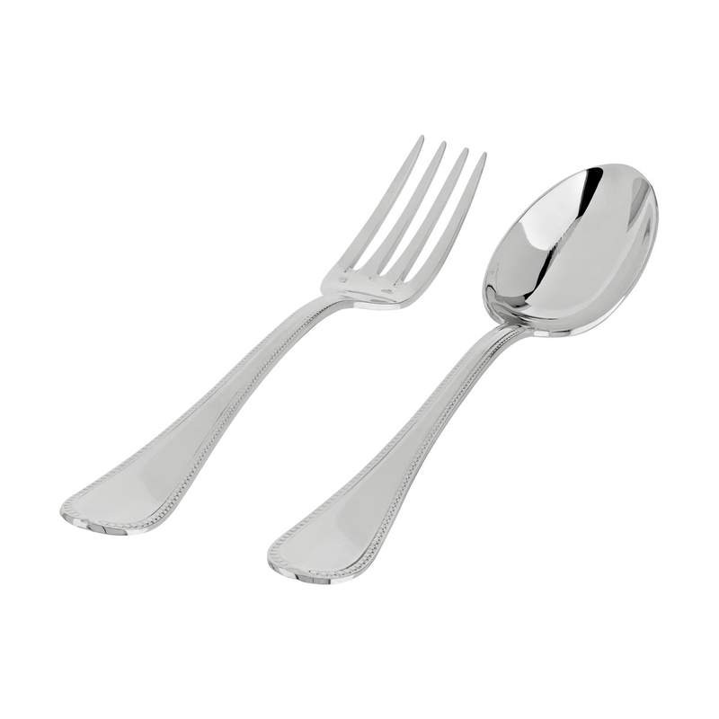 Coffret couverts bébé 2 pièces métal - vue 1