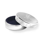 Boîte 'Première Dent' en métal blanchi d'argent - vue 1