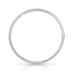 Alliance argent 925 poli - vue 2