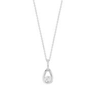 Collier argent 925 zirconia Swarovski