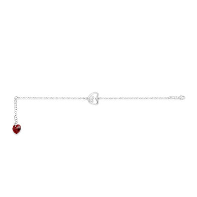 Bracelet argent 925 cristal - vue VD1