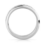 Lot de 3 bagues argent 925 poli anneaux torsadés et perlés - vue 2