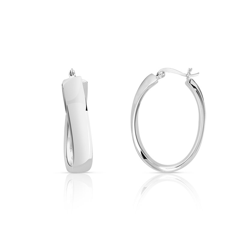 Créoles argent 925 - vue V1