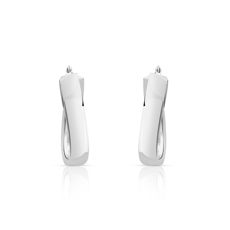 Créoles argent 925 - vue VD1