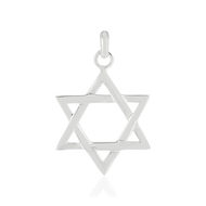 Pendentif étoile de David argent 925