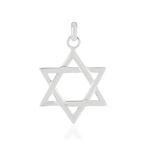 Pendentif étoile de David argent 925