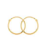 Créoles or 750 jaune