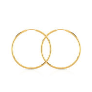 Créoles or 750 jaune