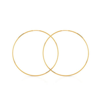 Créoles or 750 jaune