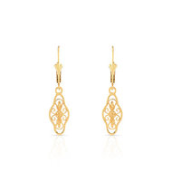 Boucles d'oreilles or 750 jaune