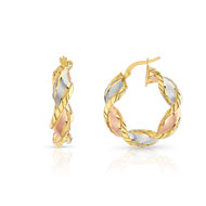 Créoles or 750 3 tons