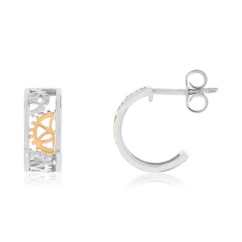 Boucles d'oreilles Vesontio 2 ors 750 - vue 1