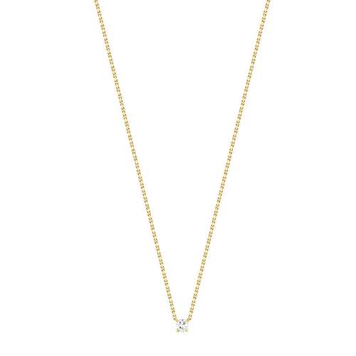 750 gold yellow diamond necklace