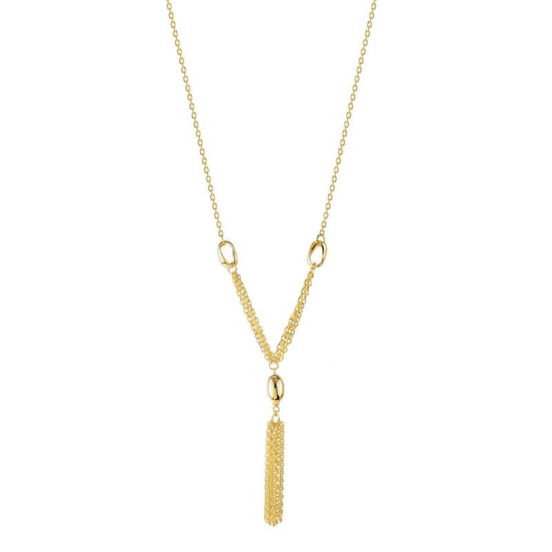 Gele 750-goudketting, 45 cm - afbeelding 1