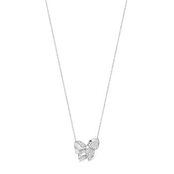 Collier or 750 blanc diamant
