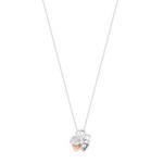 Collier 2 ors 750 diamant - vue 1
