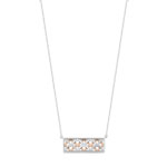 Collier 2 ors 750 diamant - vue 1
