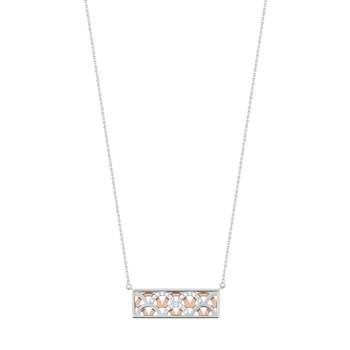 Collier 2 ors 750 diamant 0.1 ct