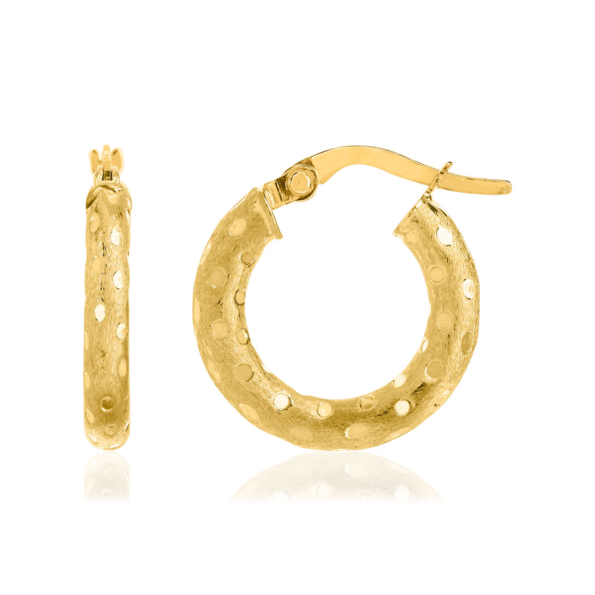 Créoles or 375 jaune