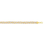 Bracelet 3 ors 375 tressé 19,5 cm - vue 1