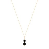 Collier or 375 onyx 45 cm