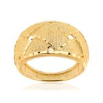 Bague or 375 - vue 1