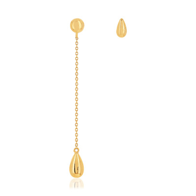 Boucles d'oreilles or jaune 375