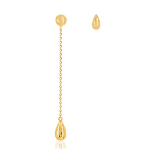 Boucles d'oreilles or jaune 375