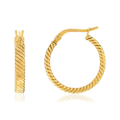 Créoles or jaune 375 - vue V1