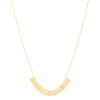 Collier or 375 jaune pampilles 43 cm - vue V1