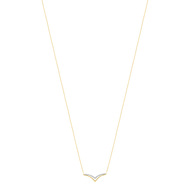 Collier or 375 2 tons diamant