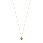 Collier or jaune 375 perle de culture de Tahiti 45 cm - vue 1