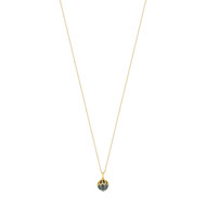 Collier or jaune 375 perle de culture de tahiti