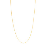 Collier or jaune 375 maille marine 50 cm - vue 1