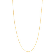 Collier or jaune 375 50 cm