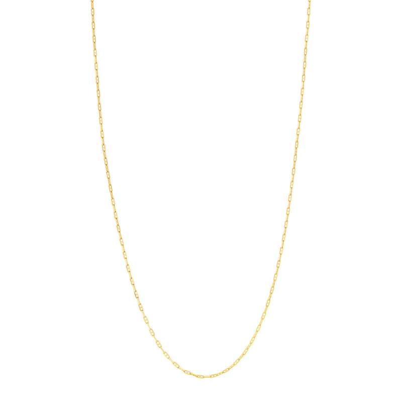 Collier or jaune 375 maille marine 50 cm - vue 1