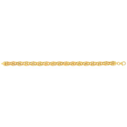 375 geelgouden armband 18,5 cm