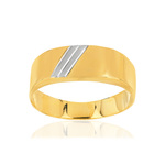 Chevalière or 375 2 tons - vue 1