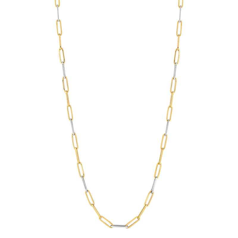 Collier 2 ors 375 maille cheval 55 cm - vue 1
