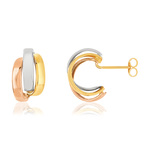 Créoles or 375 3 tons - vue 1