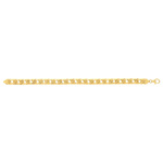 Bracelet or 375 jaune maille fantaisie 19 cm - vue 1