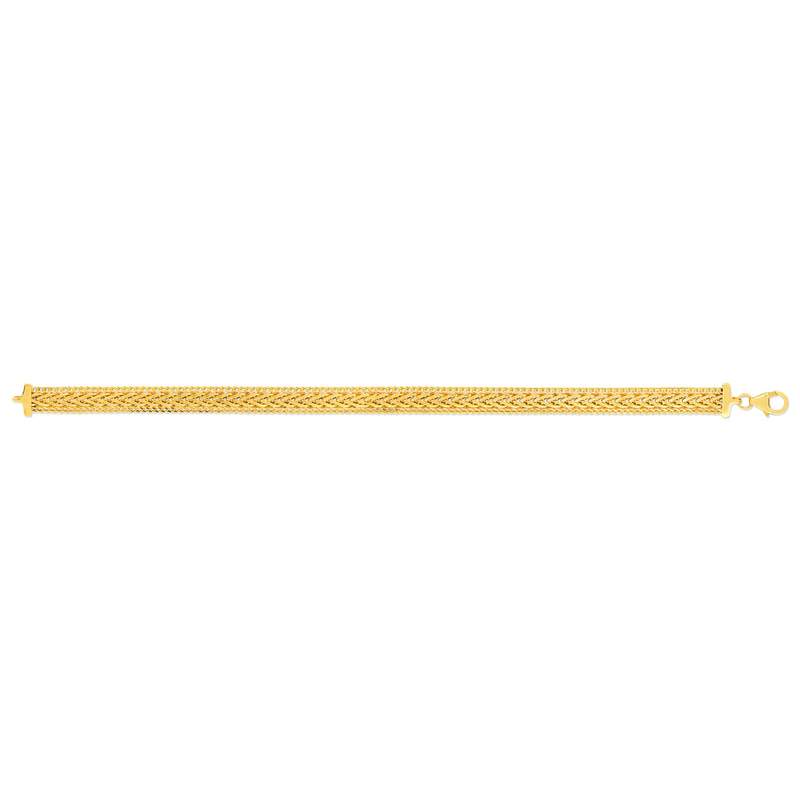Bracelet or jaune 375 - vue 1