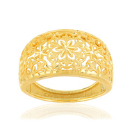 Bague or jaune 375